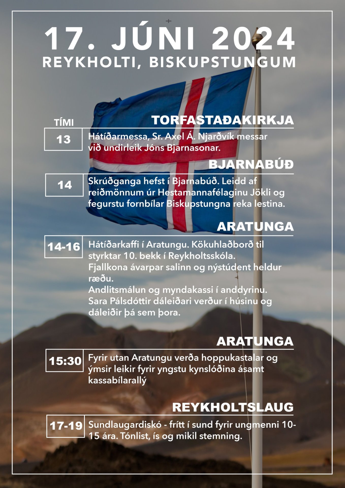 17. júní hátíðarhöld í Reykholti