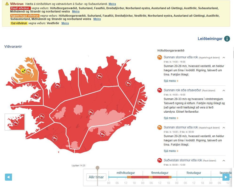 Röskun á starfsemi Bláskógabyggðar